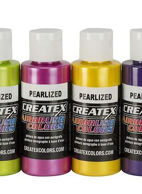 Createx Colors 5811-00 Pearl Sample Airbrush Set, 2oz.