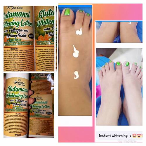 Glutamansi Whitening Lotion With Collagen & Baking Soda SPF