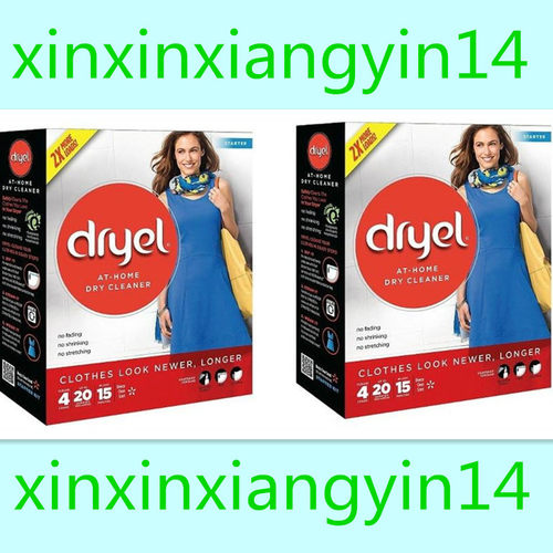 Dryel At-Home Dry Cleaner Starter Kit 4 Loads (2-Pack)