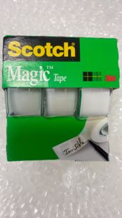 清仓现货 Scotch Magic Tape,3/4 x 300 英寸,(3105) 1组