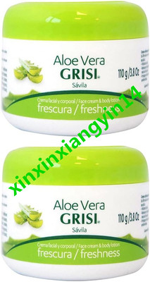 Grisi Aloe Vera Face Cream & Body Lotion Freshness,2罐