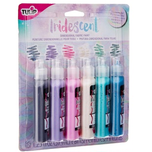 Paint 6pcs Iridescent Tulip Fabric 6pk Dimensional