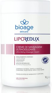 Bioage Liporedux Massage Cream Ultra Sliding Non-Greasy Text
