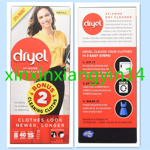 Dryel At-Home BONUS Dry Cleaner Refill Kit