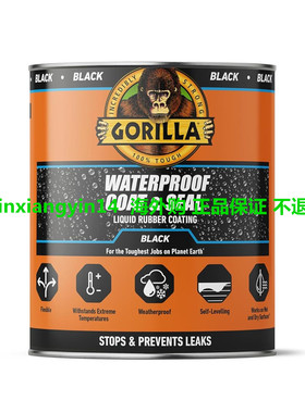 Gorilla 84756 Waterproof Coat & Seal Black 473ml