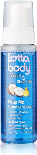 Coconut Oil and Shea Wrap Me Foaming Curl Mousse by Lotta