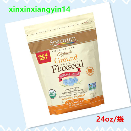 Spectrum Essentials Organic Ground Premium Flaxseed, 24 Oz