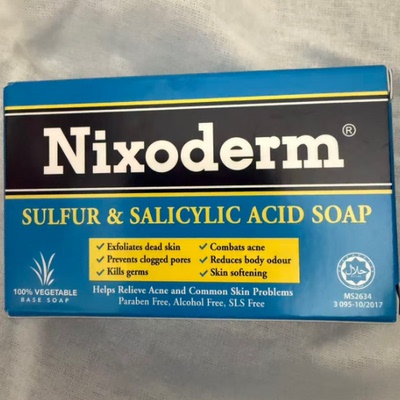 Nixoderm Sulfur Salicylic Acid Soap Effective for Acne