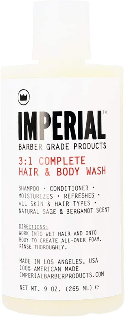 Imperial Barber Grade 3:1 Complete Hair and Body Wash 美发护发/假发 发胶/发泥/发蜡 原图主图