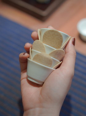 【制壶青年】 潮州功夫茶杯 马蹄杯 20cc（4枚）