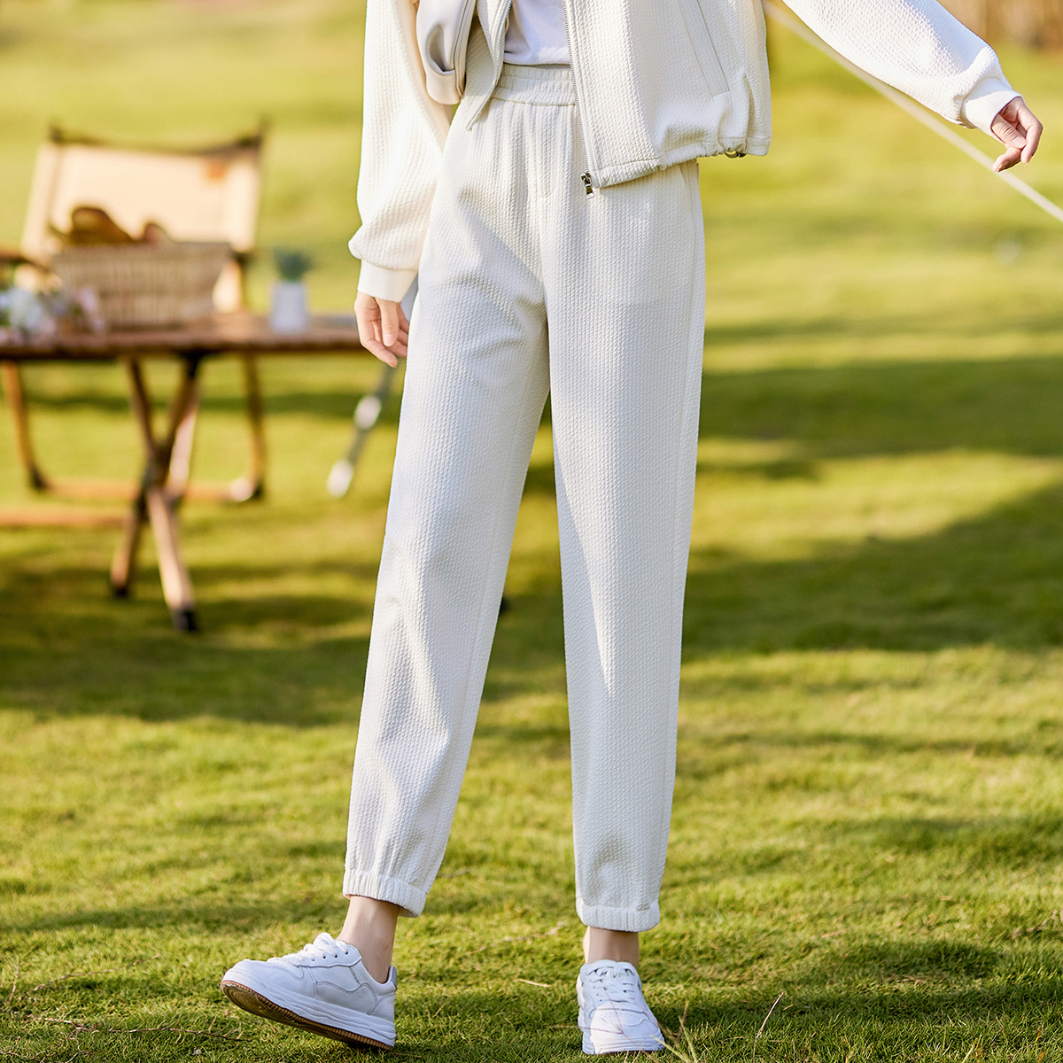 娅丽达休闲束脚运动卫裤