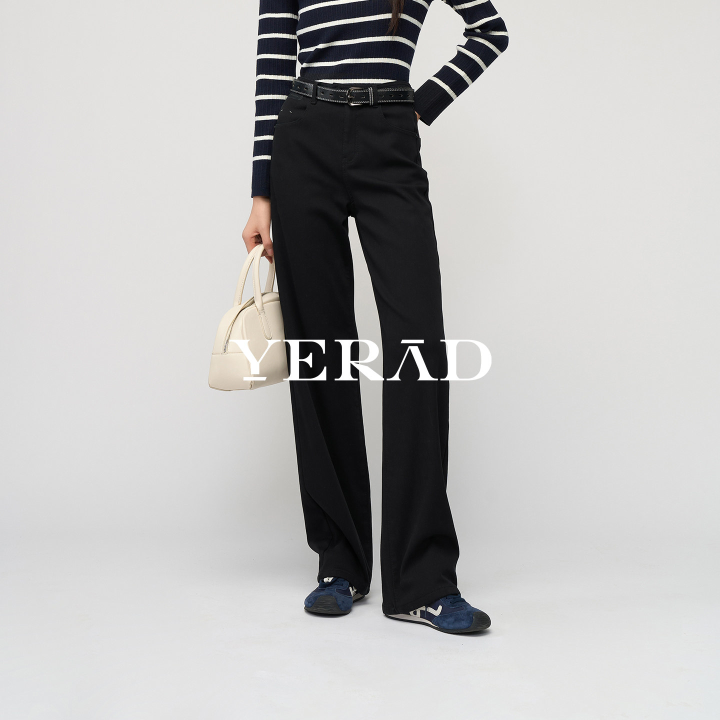 【暖绒窄版阔腿裤】娅丽达黑色牛仔裤女冬季新款加厚加绒直筒裤子,女装/女士精品,牛仔裤,淘宝优惠券,粉丝福利购,淘宝优惠卷