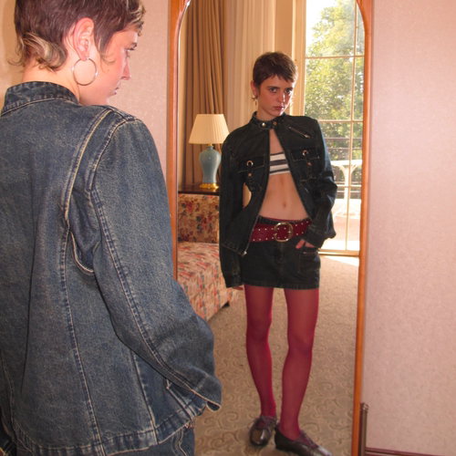 AXISOF牛仔夹克外套短裙套装