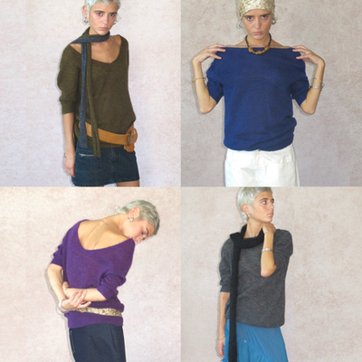 AXISOF复古低领软糯羊毛针织衫