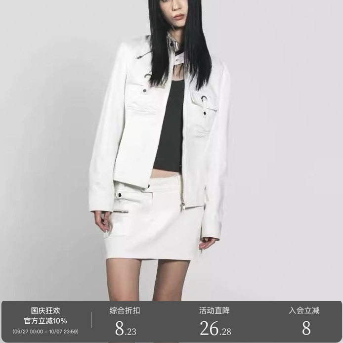 92折秋季新品牛仔夹克上衣AXISOF