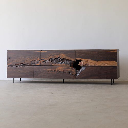 野木1978侘寂孤品边柜现代中式