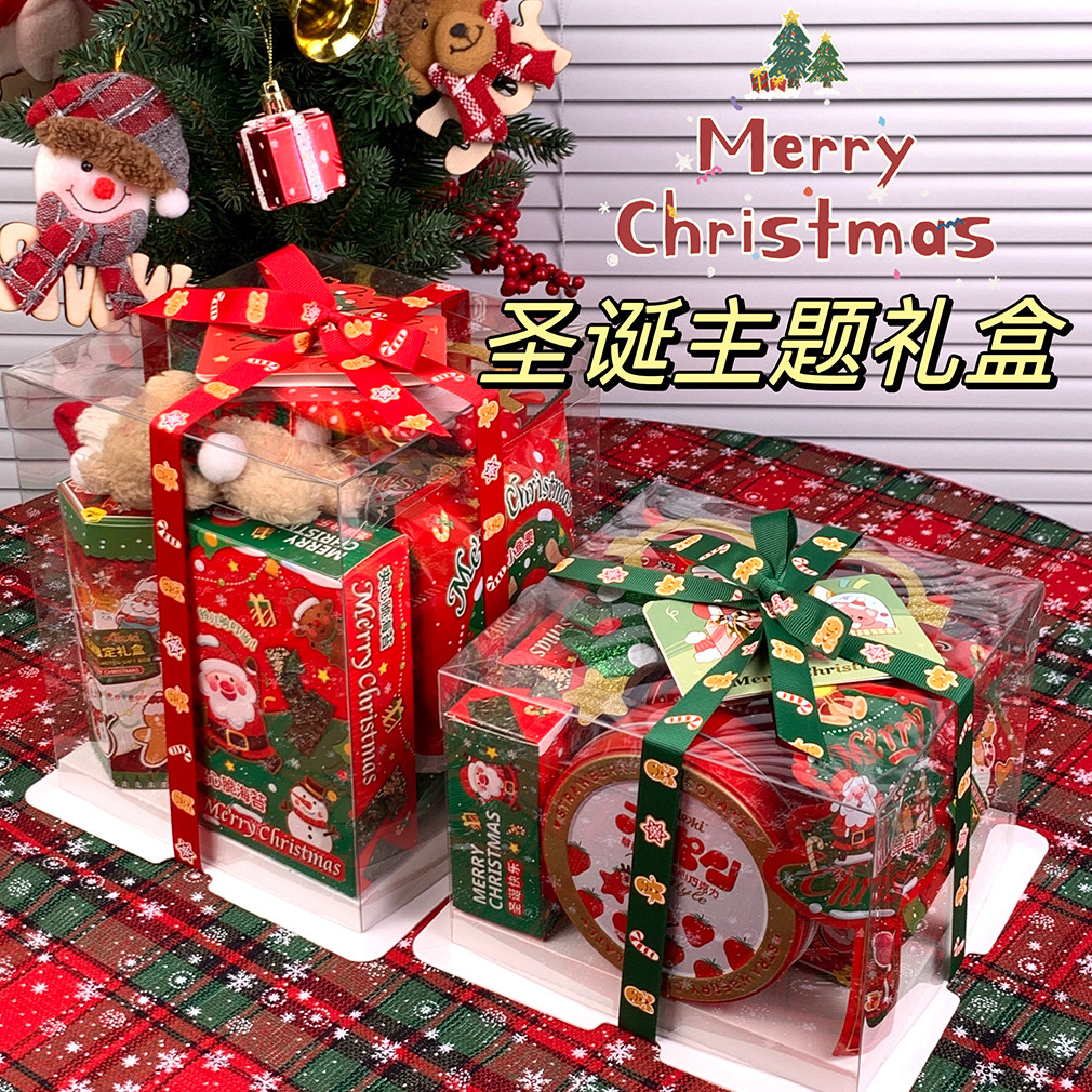 圣诞礼物圣诞节零食礼盒儿童糖果限定大礼包小礼品头箍2025新款