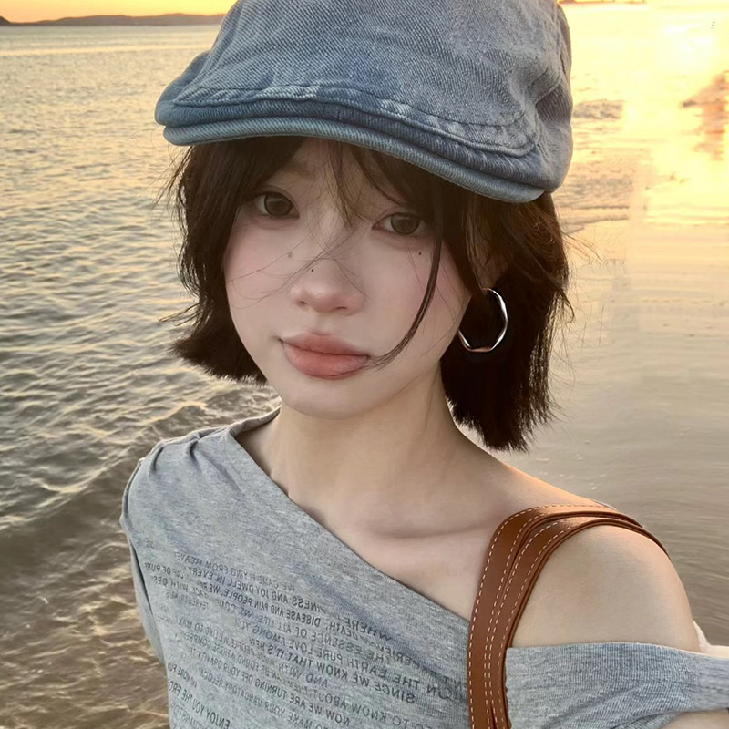 简约莫比乌斯素圈耳环女轻奢高级感百搭耳圈2025爆款耳钉时尚耳饰