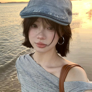 简约莫比乌斯素圈耳环女轻奢高级感百搭耳圈2025爆款 耳饰 耳钉时尚