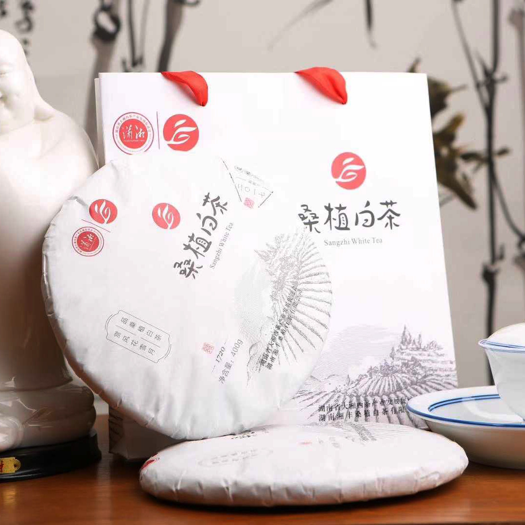 湖南张家界桑植湘丰白茶饼特级400克