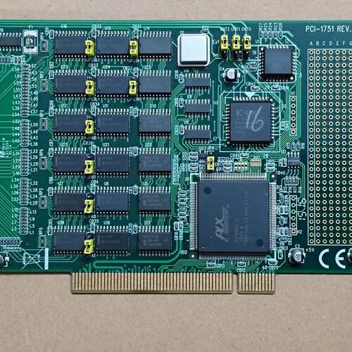 议价研华工控采集卡 PCI-1751 REV.A1 02-3 4可维修