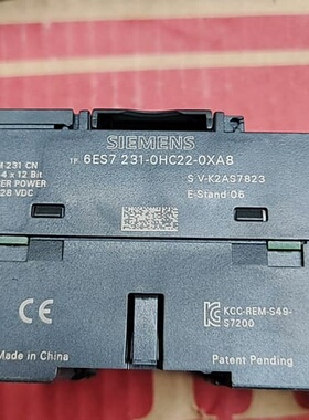 西门子PLC模块 EM231 CN，型号6ES7 231-0
