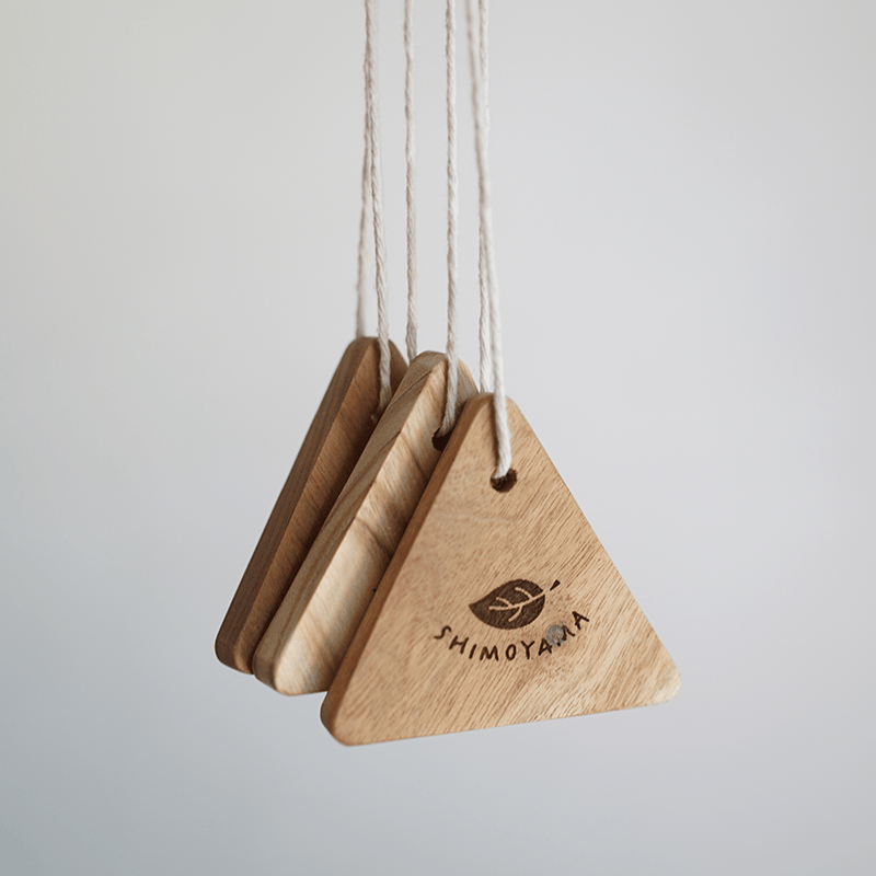 朴房 日式三角形香樟木可悬挂衣柜收纳箱驱虫防蟑螂樟木块霜山香