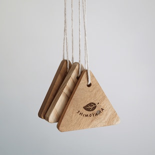 朴房 三角形香樟木可悬挂衣柜收纳箱驱虫防蟑螂樟木块霜山香 日式