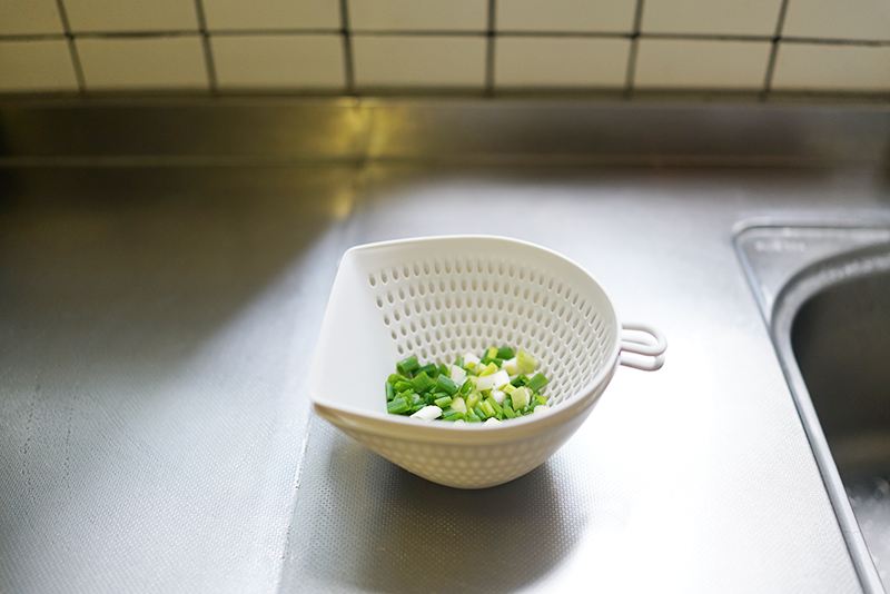 朴房 日本简约灰双层葱花盒 水果洗菜盆多功能迷你沥水篮配菜收纳,餐饮具,洗菜盆/沥水篮/漏水筛,淘宝优惠券,粉丝福利购,淘宝优惠卷