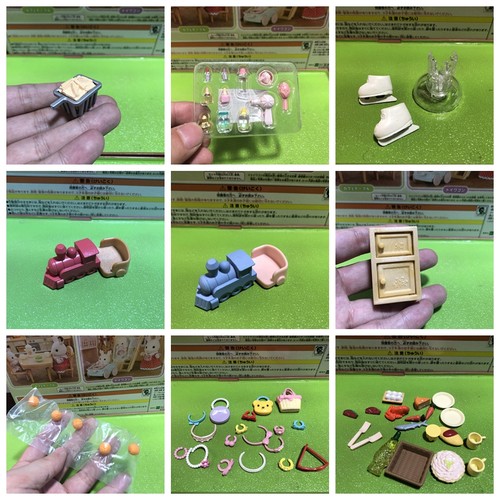 正品森贝儿家族过家家玩具公仔动物玩偶迷你摆件散货O