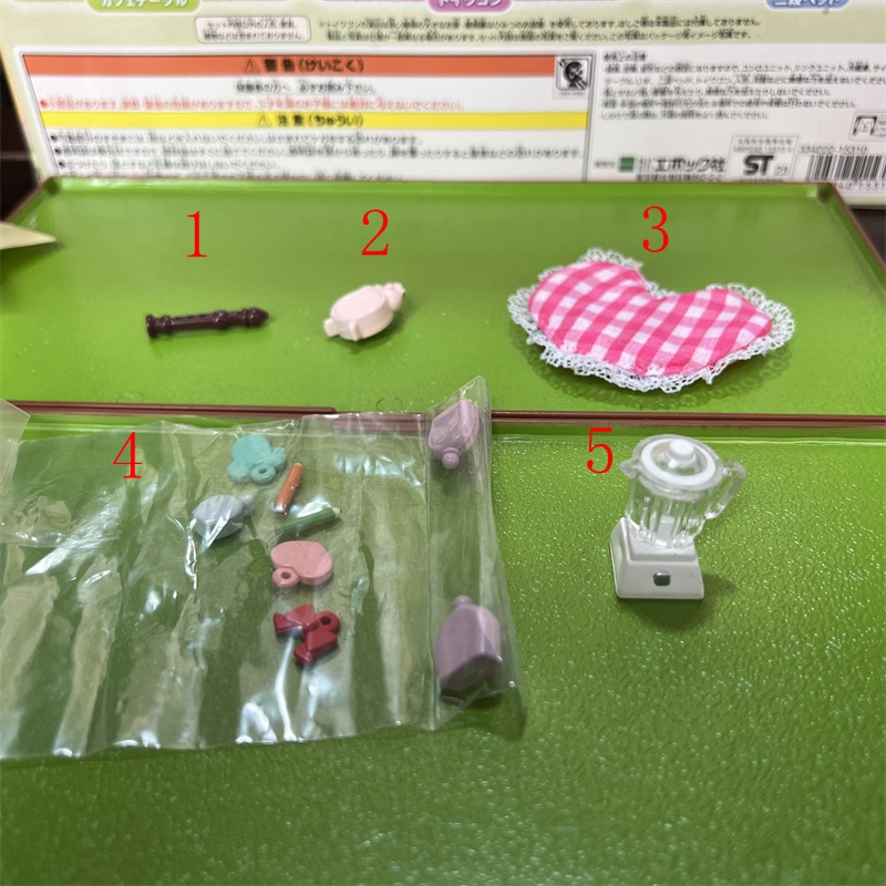 正品全新日本森贝儿家族过家家玩具公仔动物玩偶迷你摆件D23