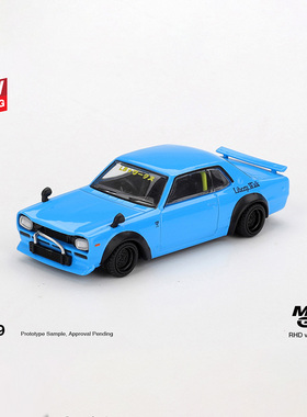 MINIGT 1:64 日产尼桑Nissan LBWorks HAKOSUKA合金汽车模型 1169