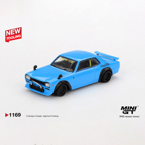 MINIGT 1:64 日产尼桑Nissan LBWorks HAKOSUKA合金汽车模型 1169