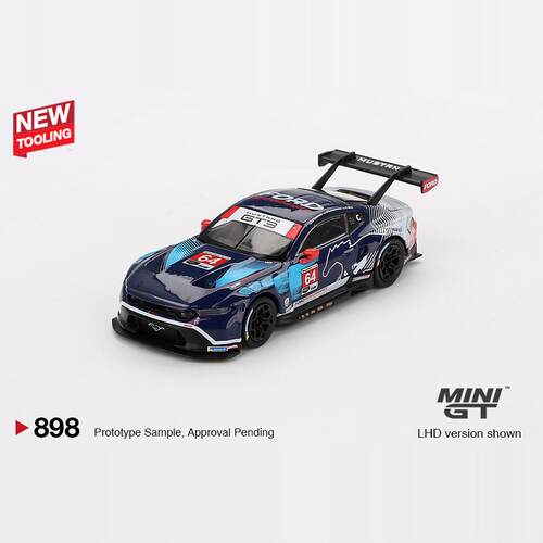 MINIGT 1:64 福特野马Ford Mustang GT3 #64 Multimatic车模型898