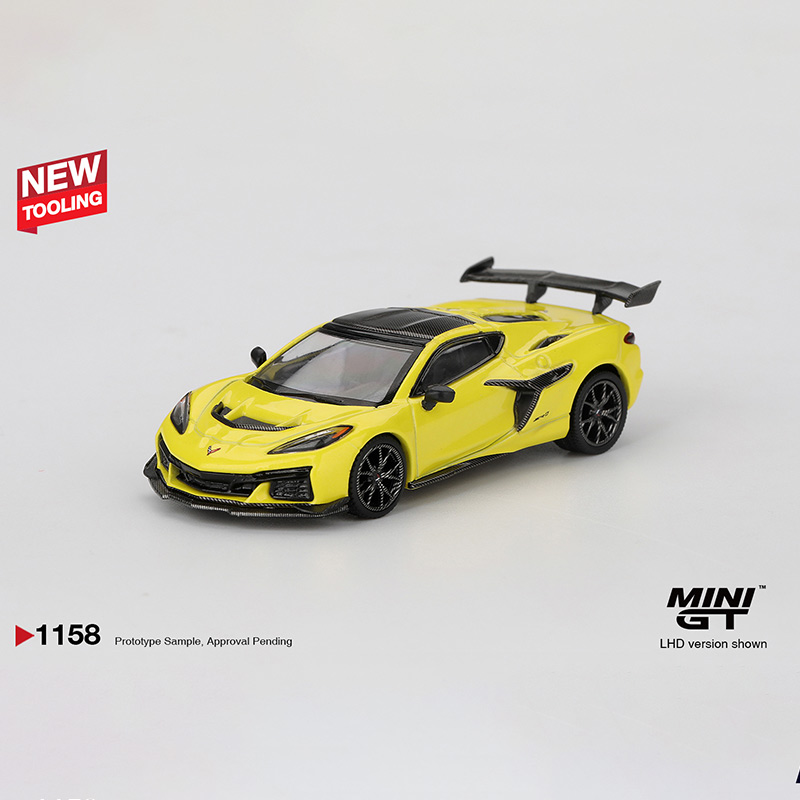 MINIGT 1:64 雪佛兰Chevrolet Corvette ZR1仿真合金汽车模型1158