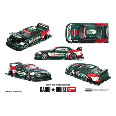 Kaido House x MINIGT 1:64 日产 尼桑GTR R32 KHTC V1车模型 277