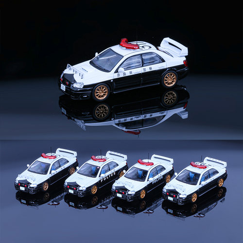 Rollin 1:64斯巴鲁翼豹 日本警车 奈良 山梨 広島 山口県警察模型
