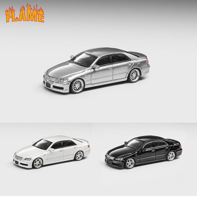 Flame 1:64 丰田锐志Mark X X120轿车 限量 仿真合金汽车模型收藏