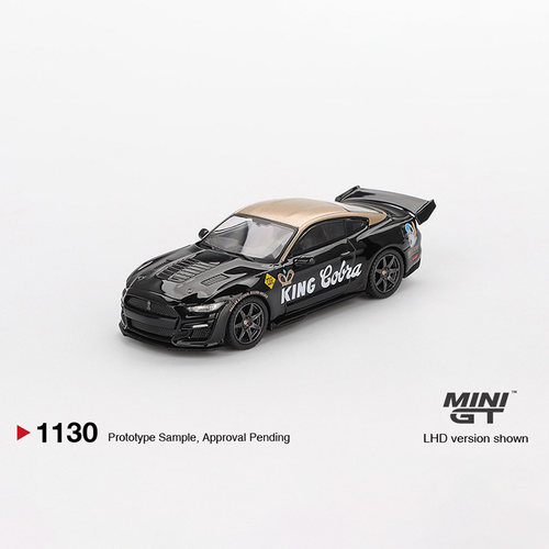 MINIGT 1:64 福特野马谢尔比GT500 龙蛇概念车 合金汽车模型 1130