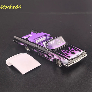 works 西海岸跳跳车 雪佛兰英帕拉 可开盖合金汽车模型 Fine