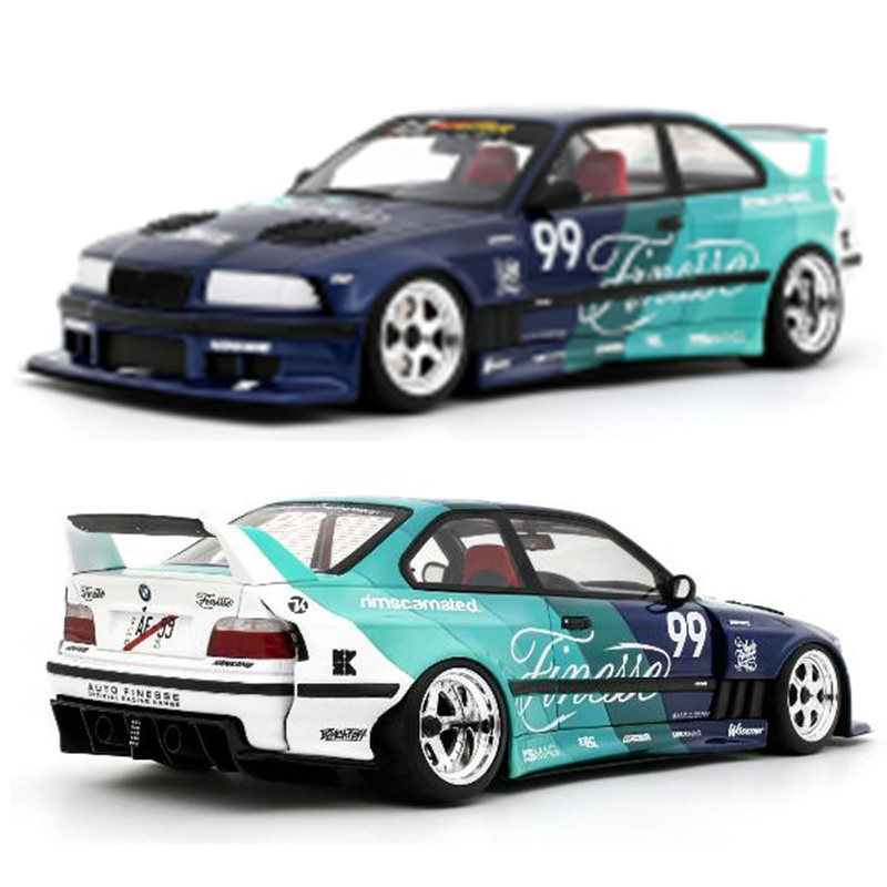 OTTO 1:18 2024款宝马E36 MY KYZA 3系双门轿跑 树脂仿真汽车模型