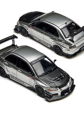 TM 1:64 三菱EVO 9 LANCER EVOLUTION 前开盖版 仿真合金汽车模型