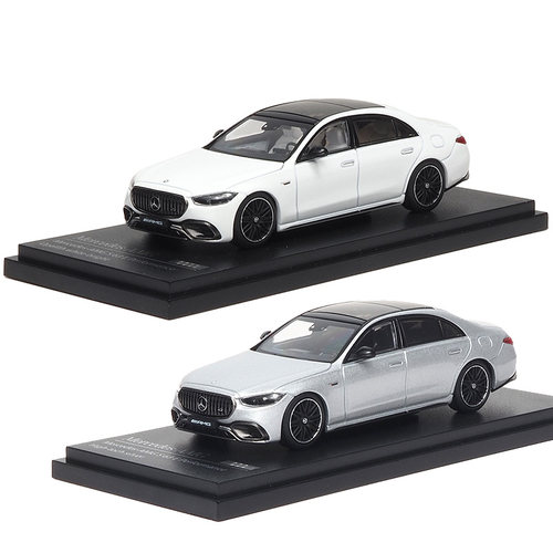 AR BOX 1:64 奔驰 W223 AMG S63 2023 版本 仿真合金汽车模型礼品