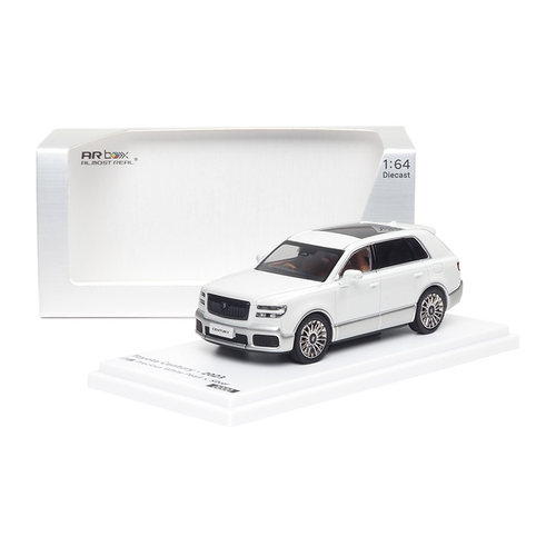 AR box 1:64 丰田世极Toyota Century 2023 白色仿真合金汽车模型