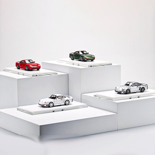 ZM 1:64 保时捷959 Singer Coupe 传奇跑车 仿真合金汽车模型收藏