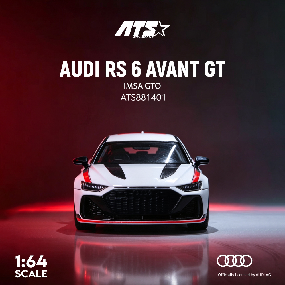 ATS 1:64 奥迪Audi RS6 Avant GT-IMSA GTO 仿真合金汽车模型收藏图片
