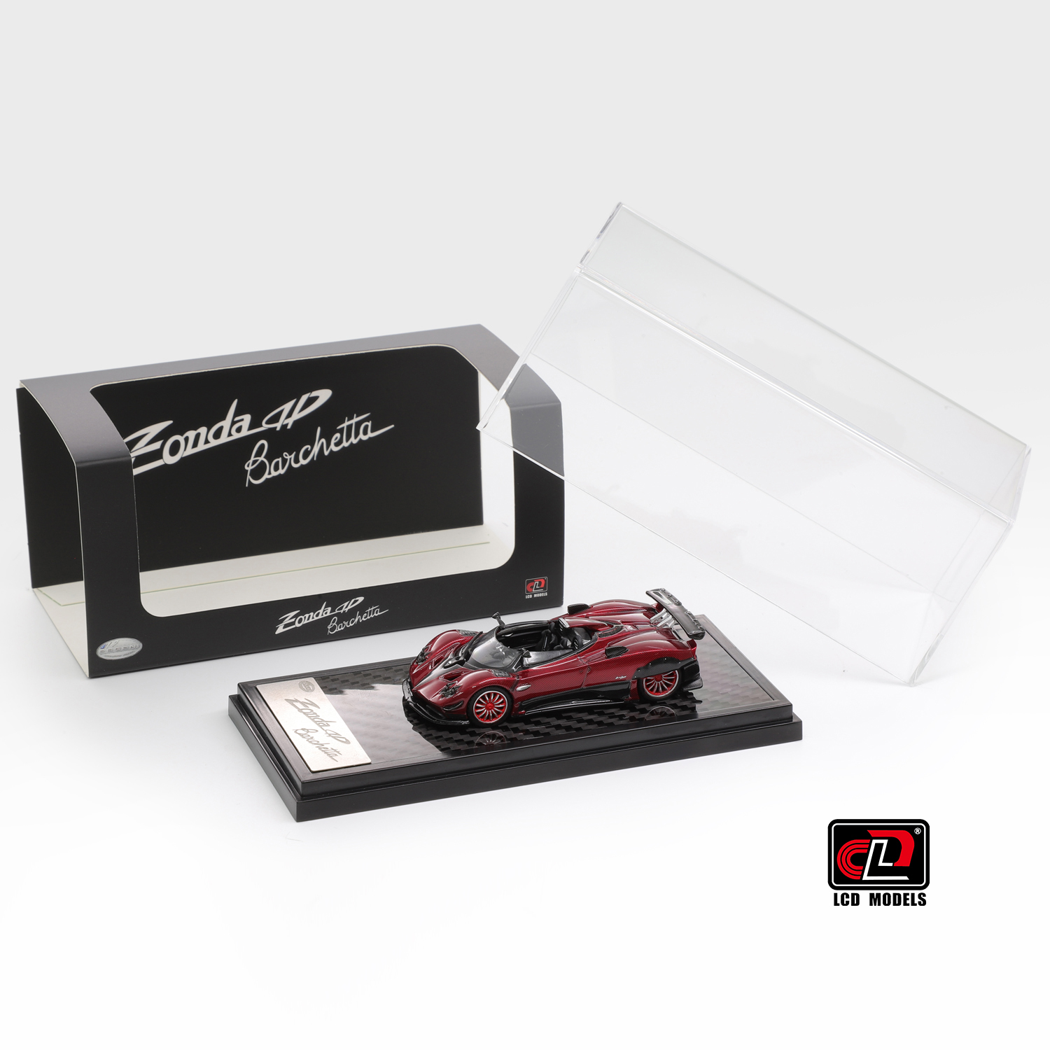 LCD 1:64 Pagani Zonda HP 帕加尼宗达HP超跑车 仿真合金汽车模型