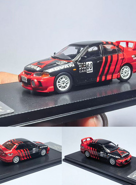 MC 1:64 1996三菱蓝瑟EVO4 Advan阿迪王涂装四代仿真合金汽车模型