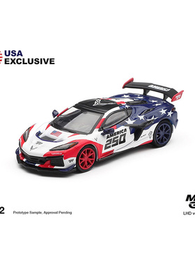 MINIGT 1:64 雪佛兰科尔维特Corvette ZR1美国特别版汽车模型1302
