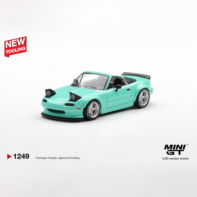 MINIGT 1:64 马自达 Mazda MX-5 NA Pandem 火箭兔合金车模型1249